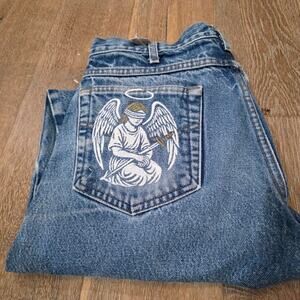 Custom Embroidered Vintage Carhartt Jeans